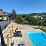 Superbe Vue Panoramique Et Piscine Exterieure Chauffée Saint-Côme-dʼOlt