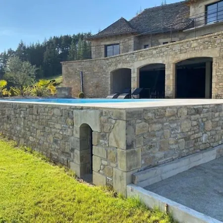 빌라 Superbe Vue Panoramique Et Piscine Exterieure Chauffee Saint-Côme-dʼOlt